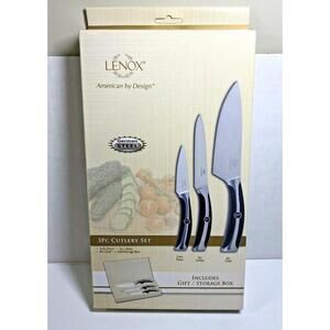Lenox L-22503 3-Piece Cutlery Set in Silver - Brand New in Box